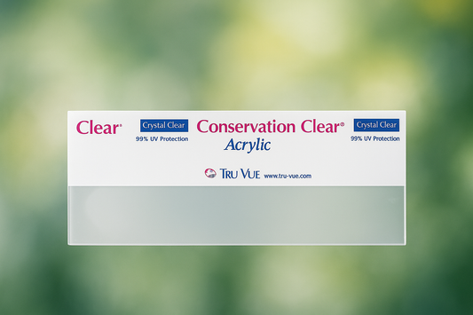 UV Filtering Acrylic Tru Vue® Conservation Clear® 3mm x 48" x 96"